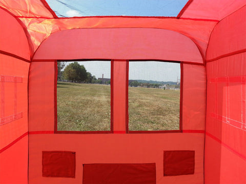 Large Red Fire Engine Truck Pop-Up Play Tent (Easy Front Access)