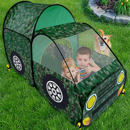 Camouflage Military Army Truck Play Tent